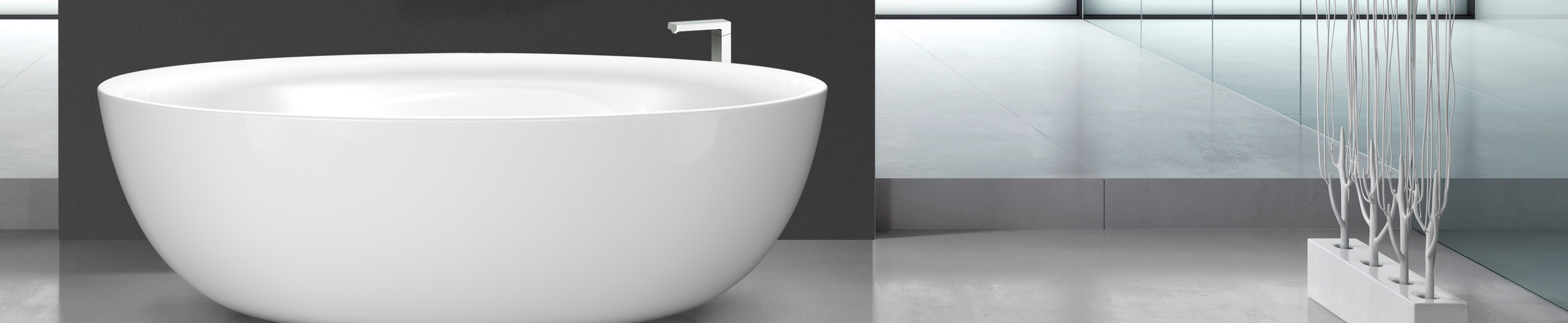 contemporary freestanding bath