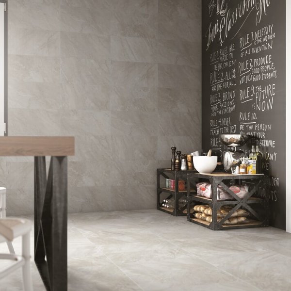 Elegant Gray kitchen tiles